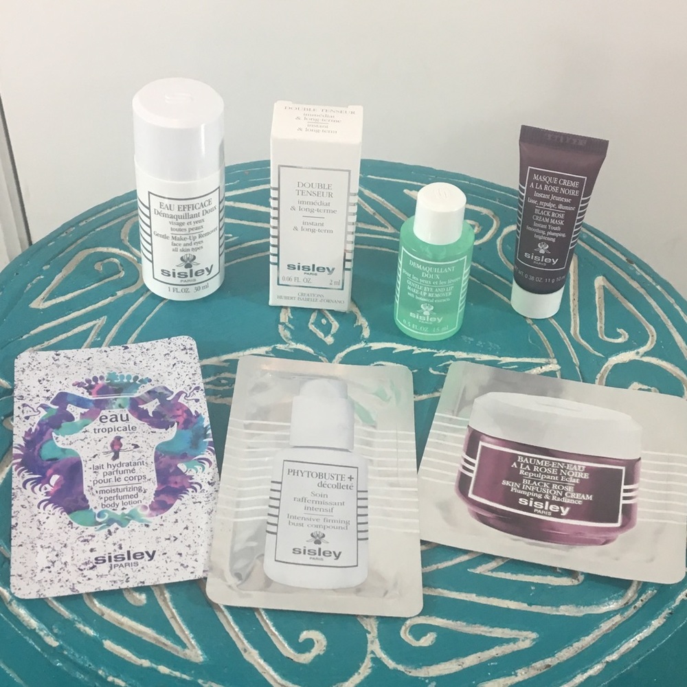 Sisley Paris Samples and Makeup Bag